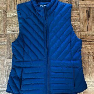 LOFT - Navy puffer vest (lightweight)